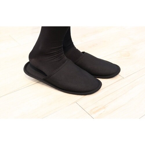 洗えるスリッパ 25cmから26.5cm ブラック