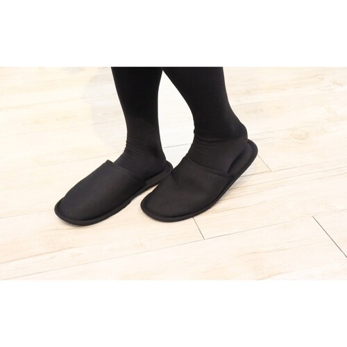 洗えるスリッパ 25cmから26.5cm ブラック