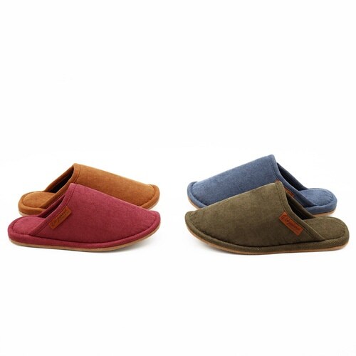 スリッパ コーデュロイ オレンジ(M)