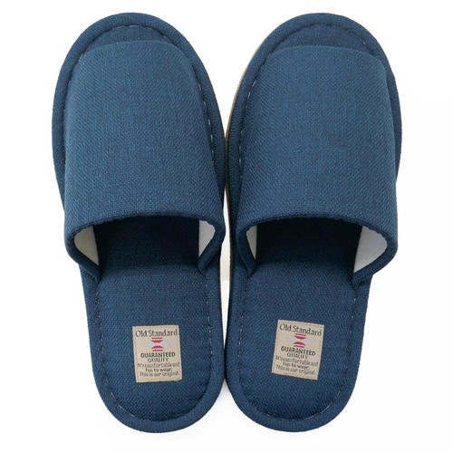 スリッパ オールドスタンダード外縫い ブルー