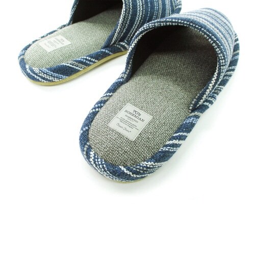 スリッパ 大きい メンズ ブルー