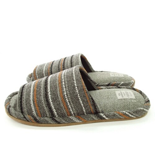 スリッパ 大きい メンズ グレー