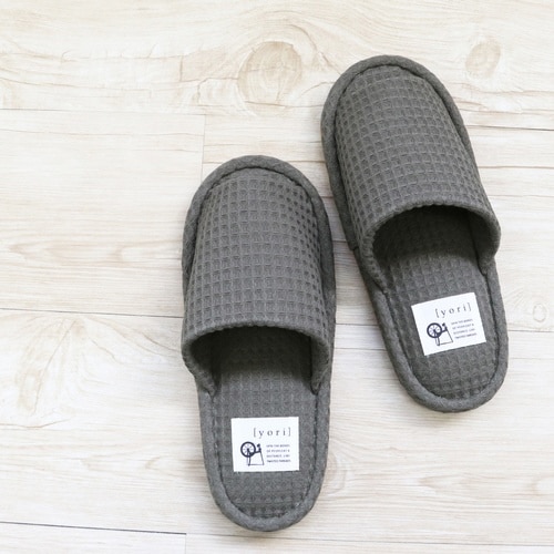 スリッパ yori チャコール(L)