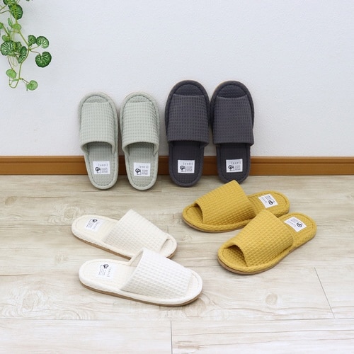 スリッパ yori チャコール(L)