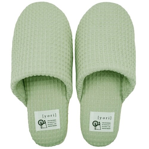 スリッパ yori グリーン(M)