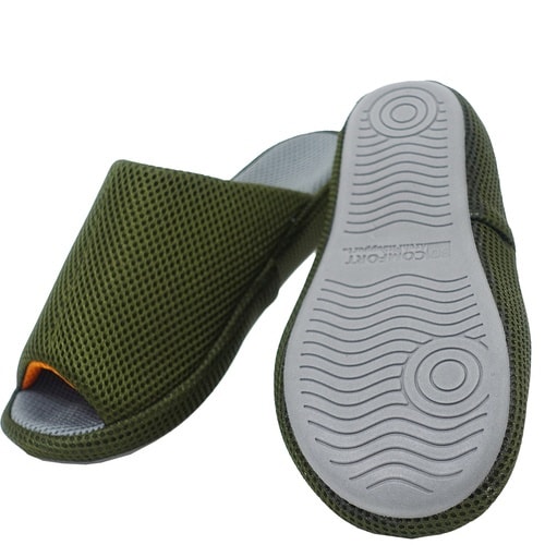 スリッパ カーキ