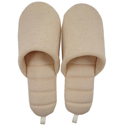 スリッパ 22.5から24.5cm M ベージュ