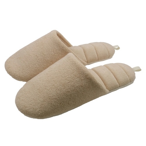 スリッパ 22.5から24.5cm M ベージュ