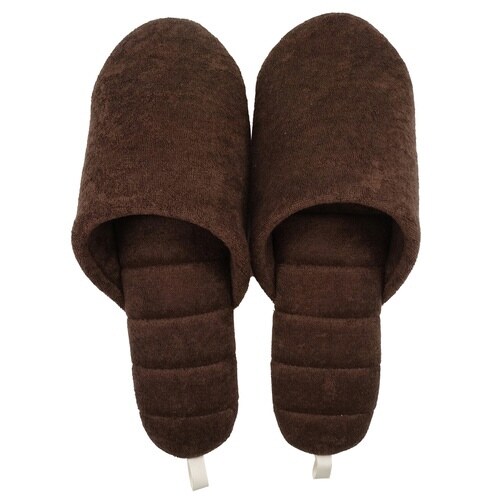 スリッパ 25から27.5cm L ブラウン