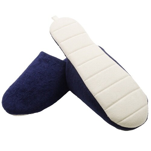 スリッパ 25から27.5cm L ネイビー