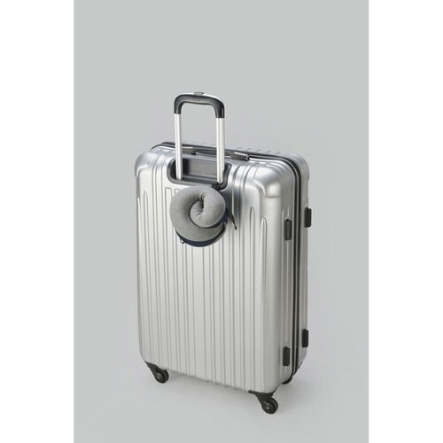 低反発ピロー かるラクーン クッション 杢グレー