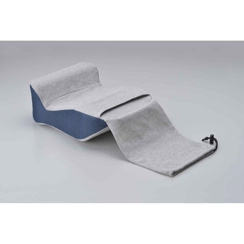 低反発クッション 腰ラクーン クッション 杢グレー