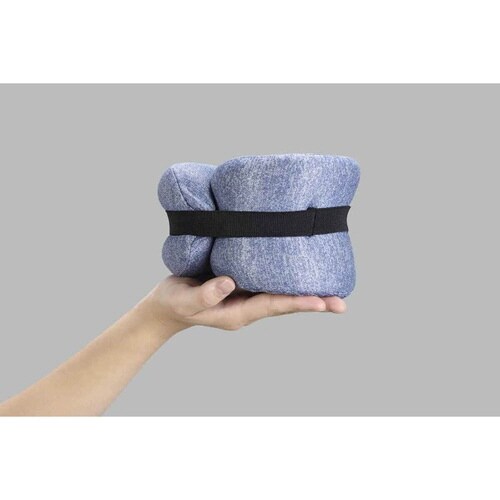 低反発ネックピロー かるラクーン ライトブルー