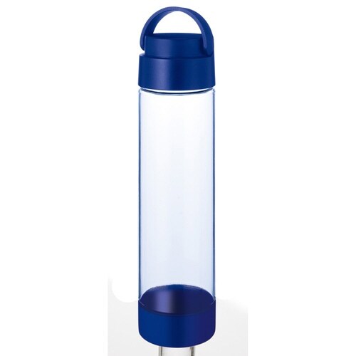 水筒 550ml クリアボトル ネイビー