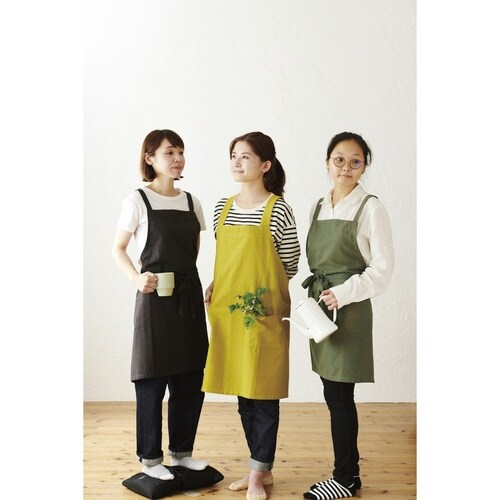 エプロン ソル バッククロスエプロン イエロー