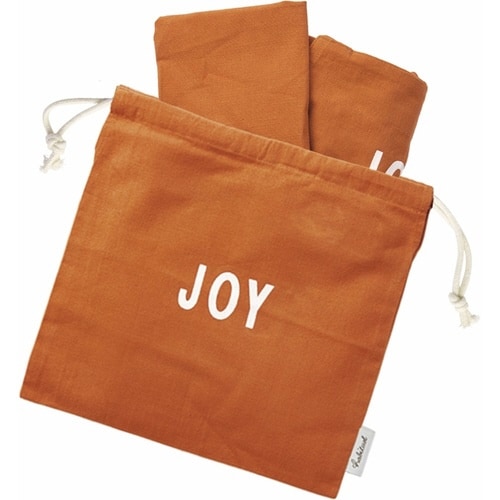 エプロン キッズ 3点セット ノート L オレンジ