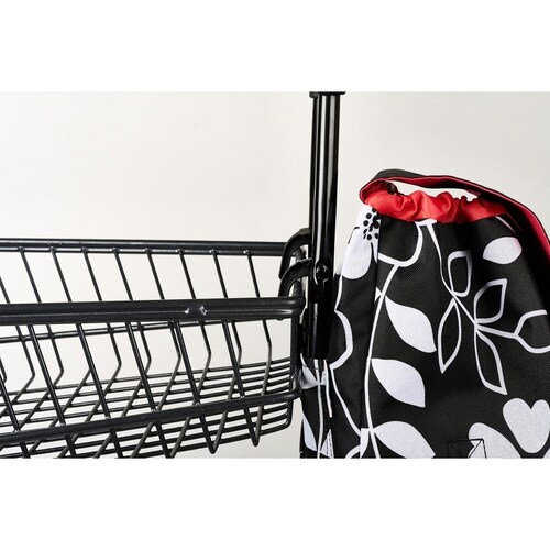 ショッピングカート cocoro フラワーブラック