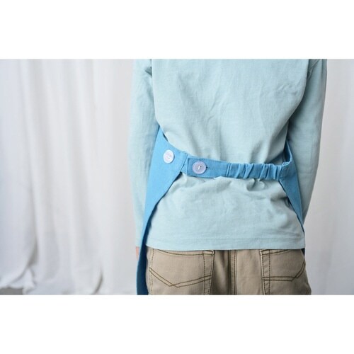 エプロン ディアー キッズエプロン ライトブルー