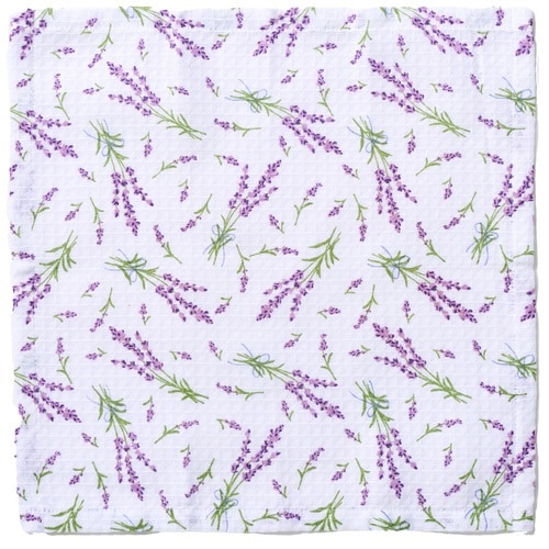 キッチンクロス ブルーミング 2枚入 パープル