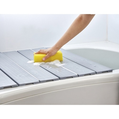 風呂ふた 折りたたみ 70×90cm 用 シルバー