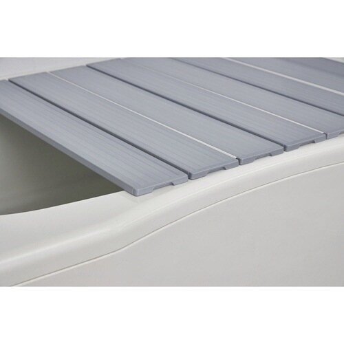 風呂ふた 折りたたみ 75×110cm シルバー