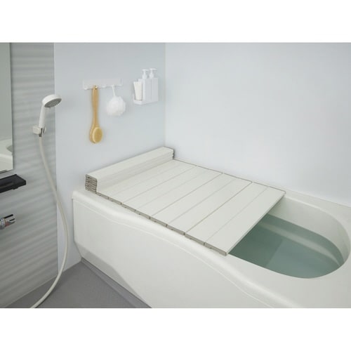 風呂ふた 折りたたみ 80×160cm ホワイト