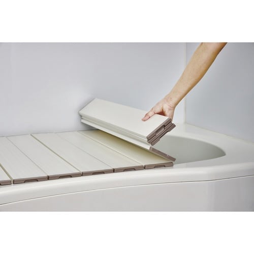 風呂ふた 折りたたみ 80×160cm ホワイト