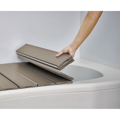 風呂ふた 折りたたみ 70×130cm 用 モカ