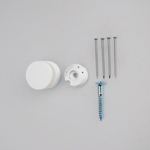 フック ボタンフック ホワイト ピンタイプ