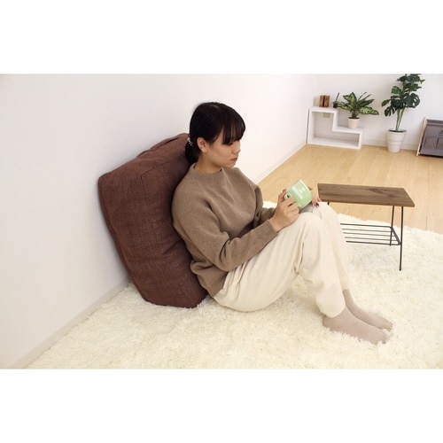 布団収納袋 ふとんクッションカバー ブラウン