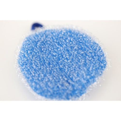 洗面台洗い タワシ 水だけ コンパクト ブルー