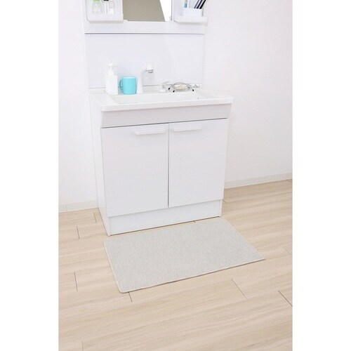 洗面台マット PallyPally アイボリー