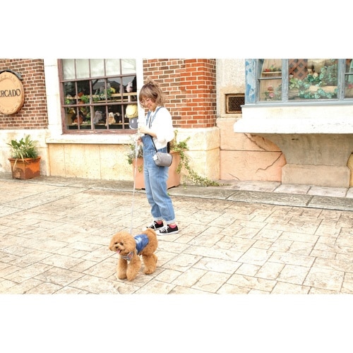 ロールペーパー収納ポーチ ペット お散歩 グレー