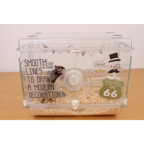 ペットのおうちシール ペット用 小動物 オレンジ