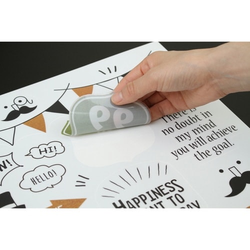 ペットのおうちシール ペット用 小動物 オレンジ