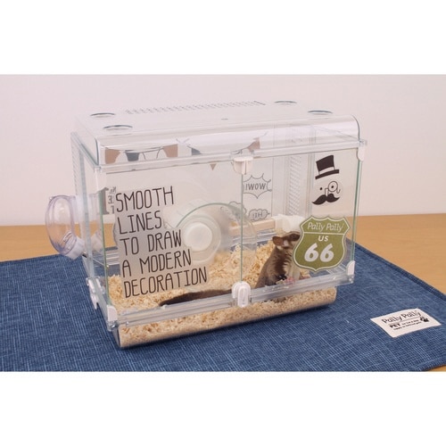 ペットのおうちシール ペット用 小動物 オレンジ