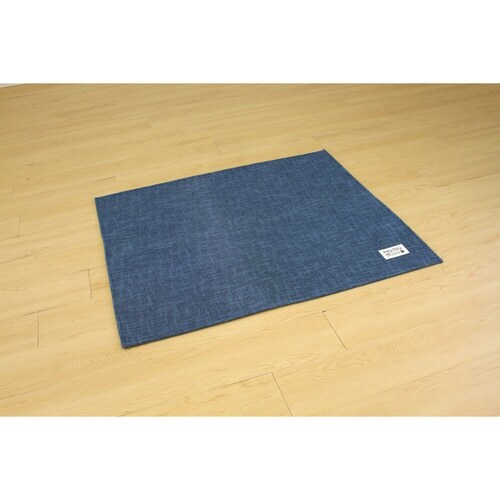 トイレの下に敷くマットL ペット用 ブルー