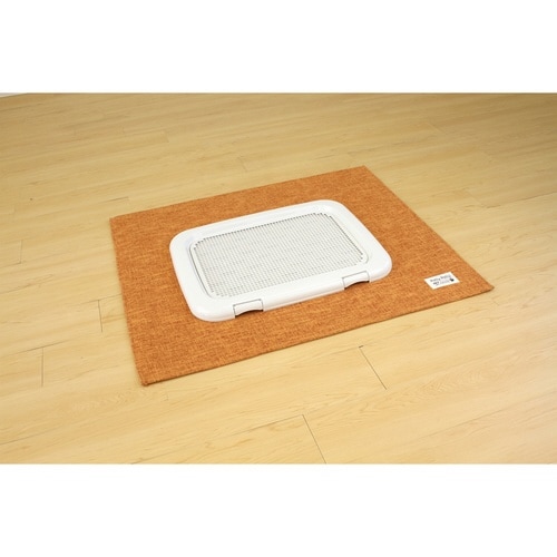 トイレの下に敷くマットL ペット用 オレンジ