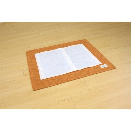 トイレの下に敷くマットL ペット用 オレンジ