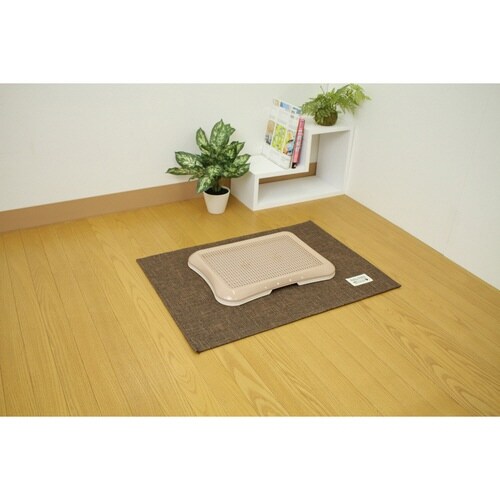 トイレの下に敷くマット ペット用 ブラウン