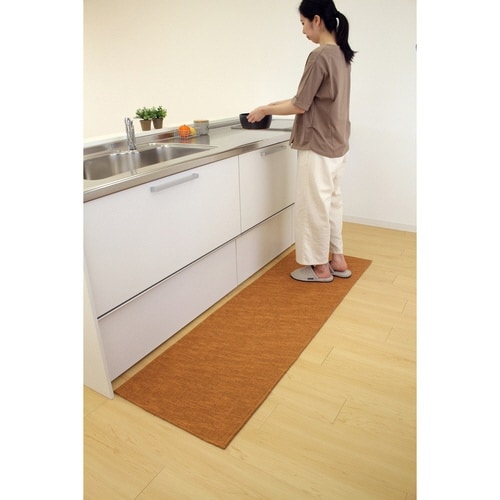 キッチンマット 56×180cm オレンジ