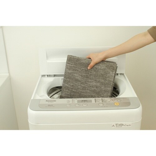 キッチンマット 56×250cm 撥水加工 グレー