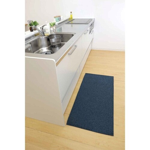 キッチンマット 56×120cm ブルー