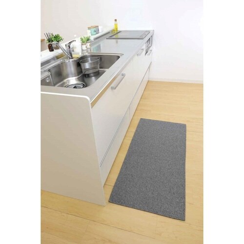 キッチンマット 56×120cm グレー