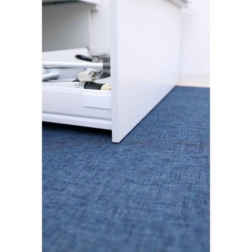 キッチンマット 56×180cm ブルー