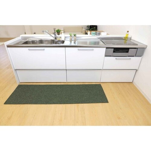 キッチンマット 56×180cm グリーン