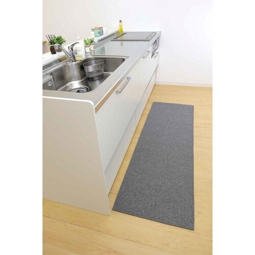 キッチンマット 56×180cm グレー