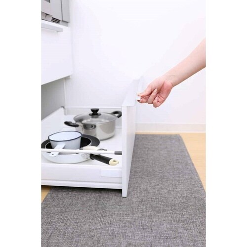 キッチンマット 56×250cm グレー