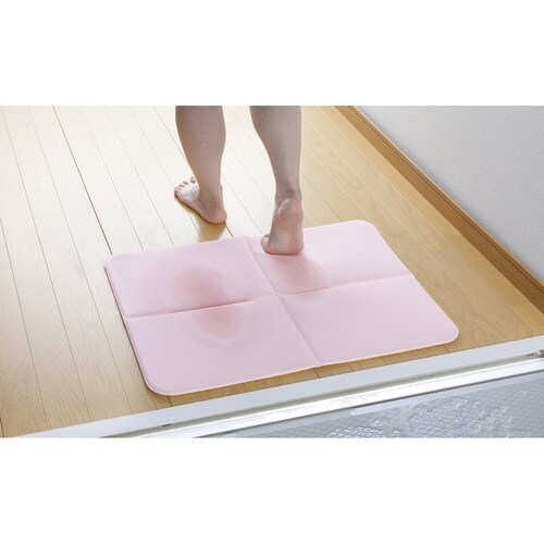 バスマット 吸水一番バスマット ソフトピンク