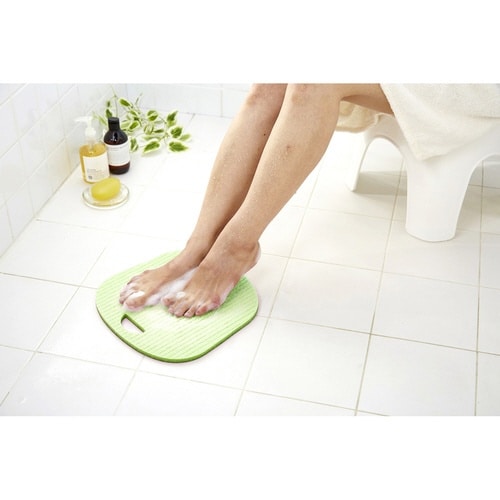 フットブラシ びっくり足裏つるつる グリーン